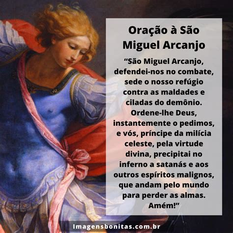 oração são miguel arcanjo para imprimir